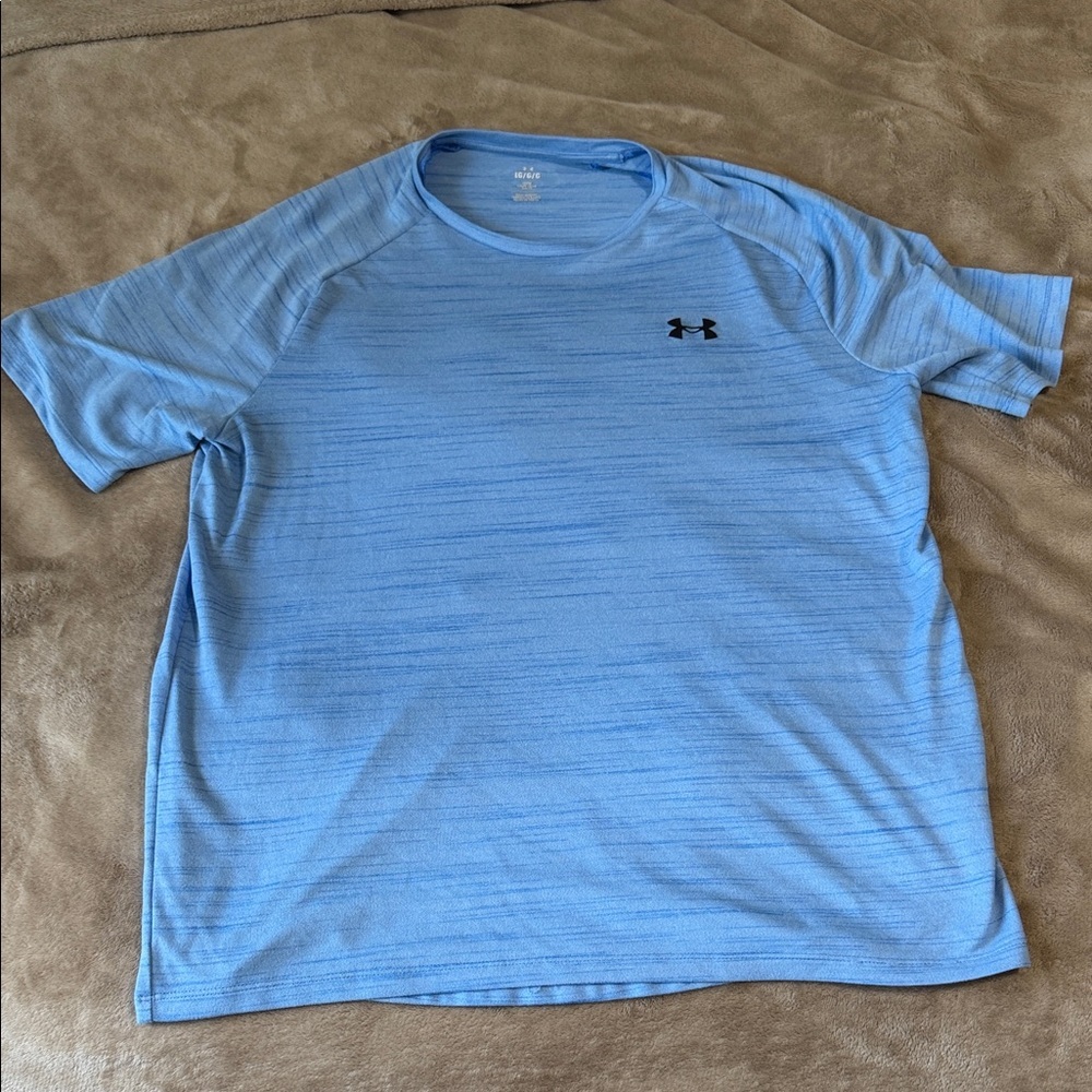 Under Armour Light Blue Heather Men's Short-Sleeve Performance Tee